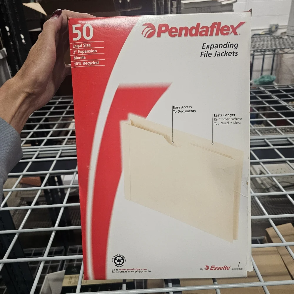 Pendaflex Expanding File Jackets - Legal Size - Set Of 50 - 2